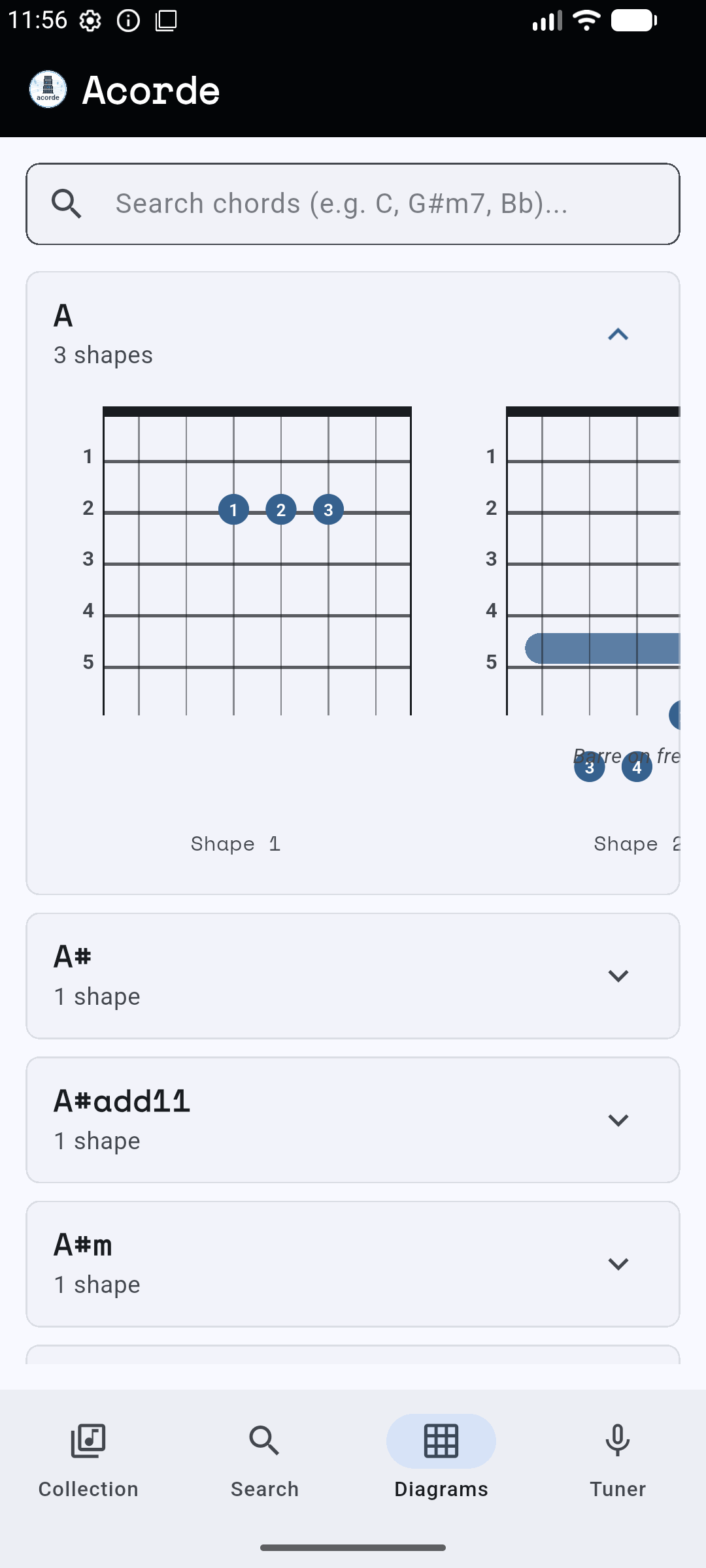 Chord Diagrams Interface